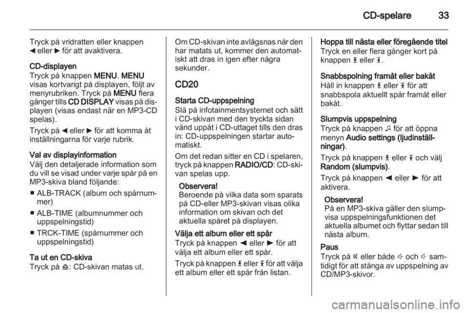 OPEL VIVARO 2012  Handbok för infotainmentsystem 