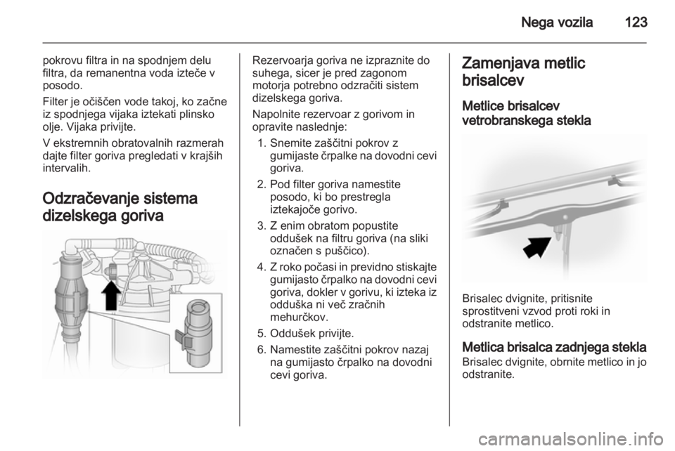 OPEL VIVARO 2013 Uporabniški priročnik OPEL VIVARO 2013 Uporabniški priročnik