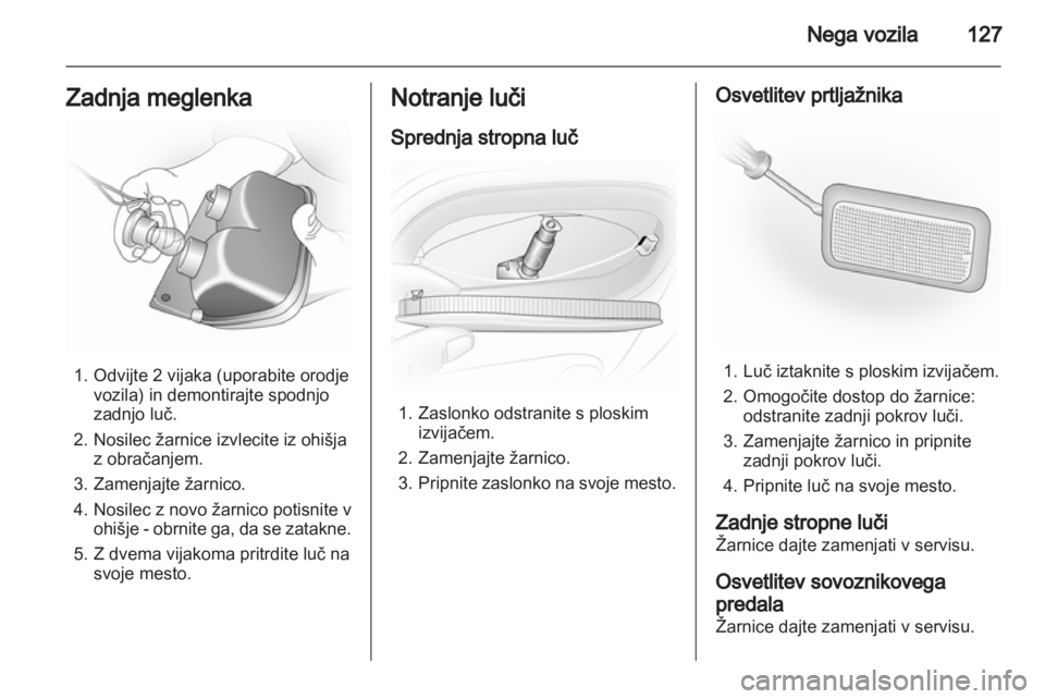 OPEL VIVARO 2013 Uporabniški priročnik OPEL VIVARO 2013 Uporabniški priročnik