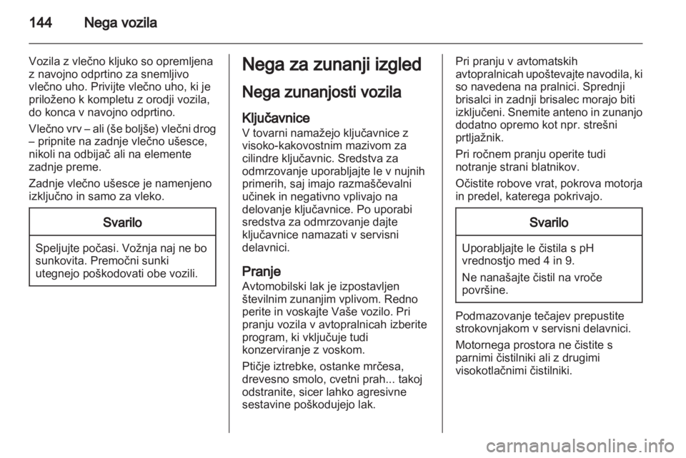 OPEL VIVARO 2013  Uporabniški priročnik 