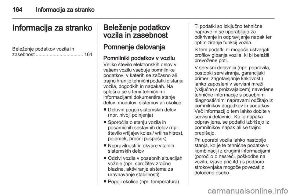 OPEL VIVARO 2013  Uporabniški priročnik 