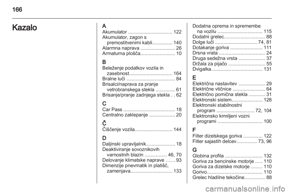 OPEL VIVARO 2013  Uporabniški priročnik 