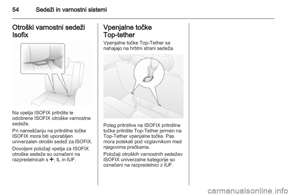 OPEL VIVARO 2013 Uporabniški priročnik OPEL VIVARO 2013 Uporabniški priročnik