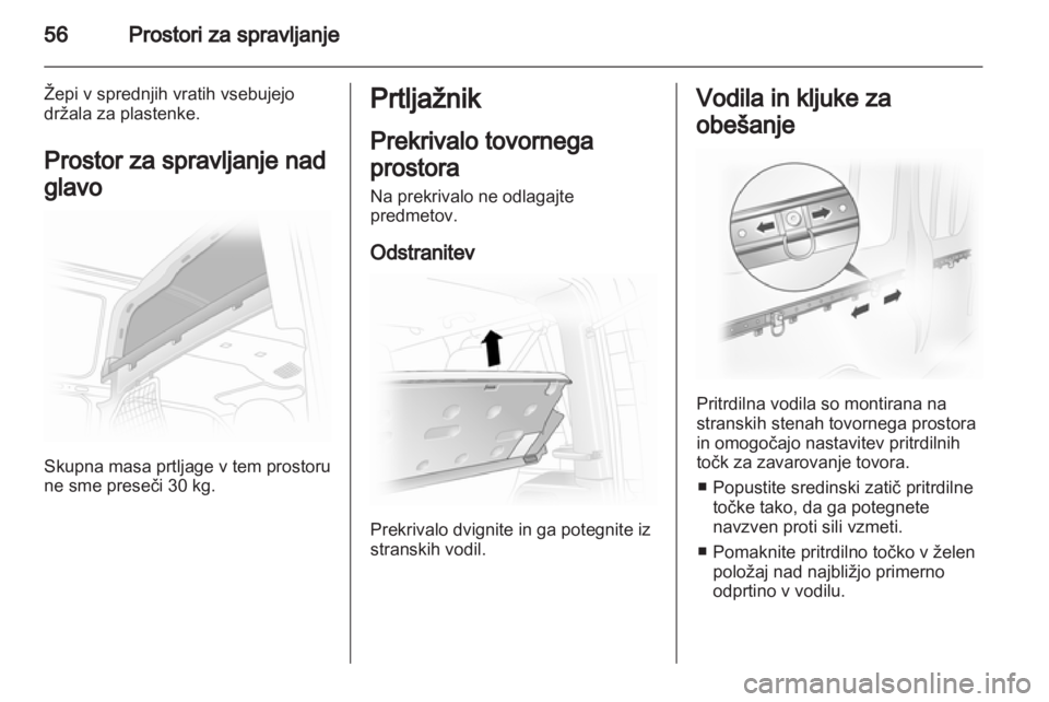 OPEL VIVARO 2013 Uporabniški priročnik OPEL VIVARO 2013 Uporabniški priročnik