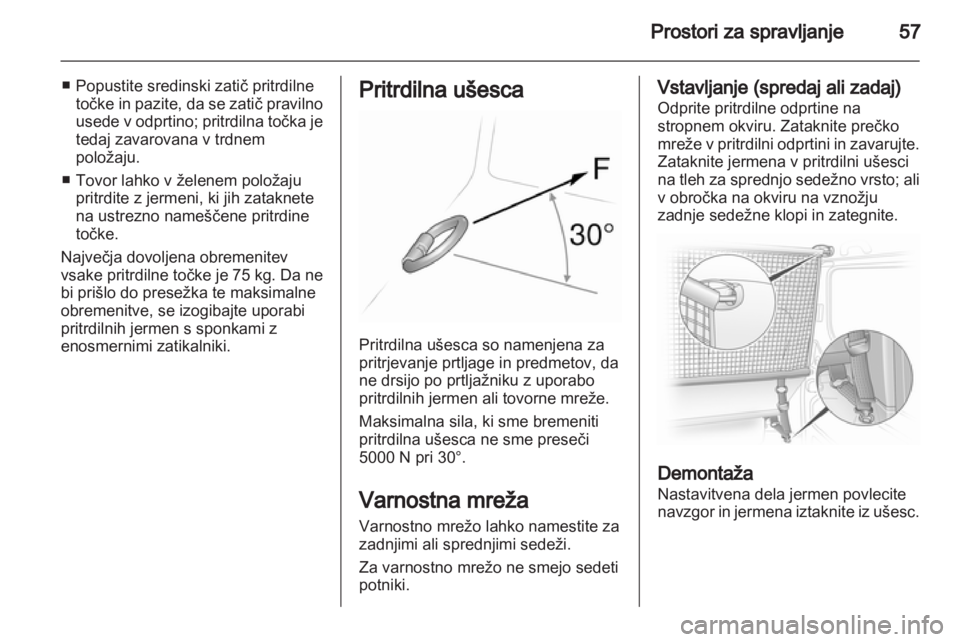 OPEL VIVARO 2013 Uporabniški priročnik OPEL VIVARO 2013 Uporabniški priročnik