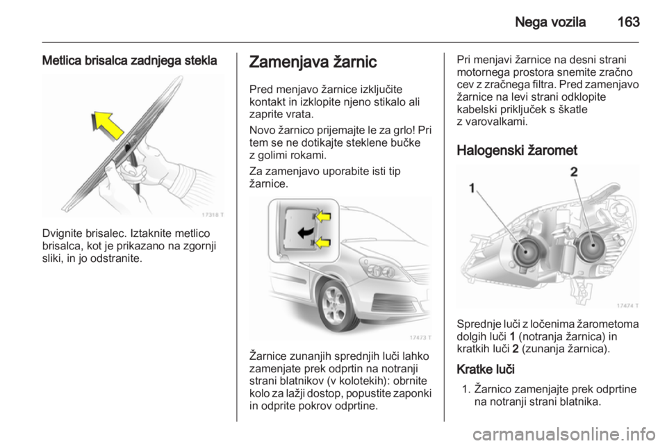 OPEL ZAFIRA 2010.5 Uporabniški priročnik OPEL ZAFIRA 2010.5 Uporabniški priročnik