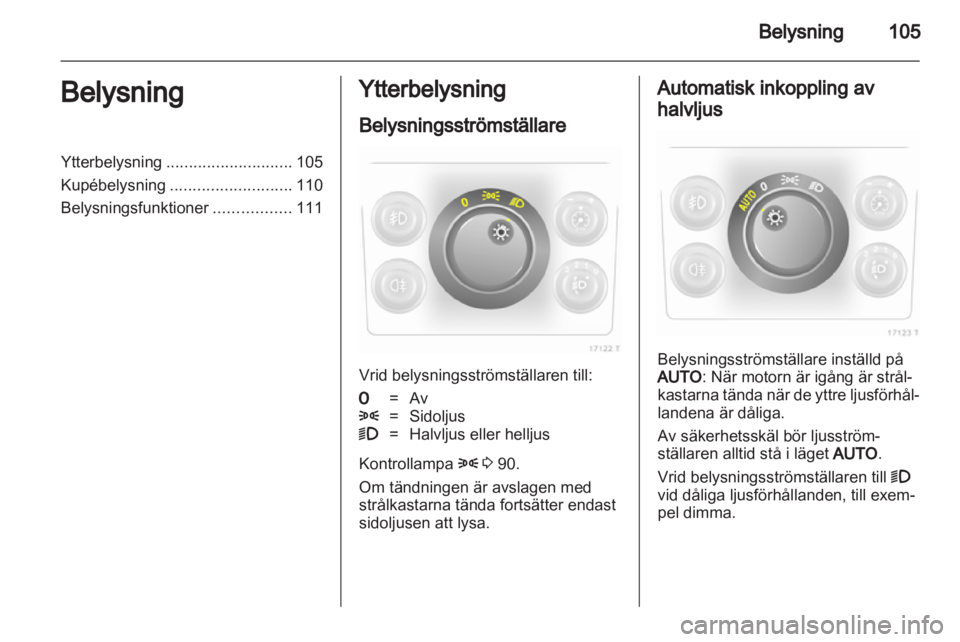 OPEL ZAFIRA 2010  Instruktionsbok 
