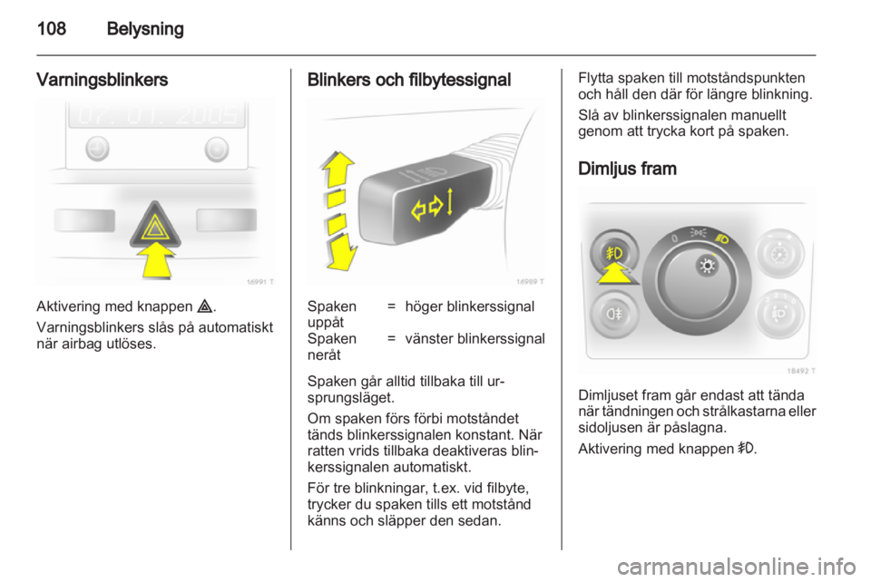 OPEL ZAFIRA 2010  Instruktionsbok 