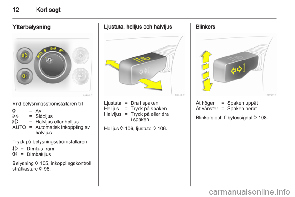 OPEL ZAFIRA 2010  Instruktionsbok 