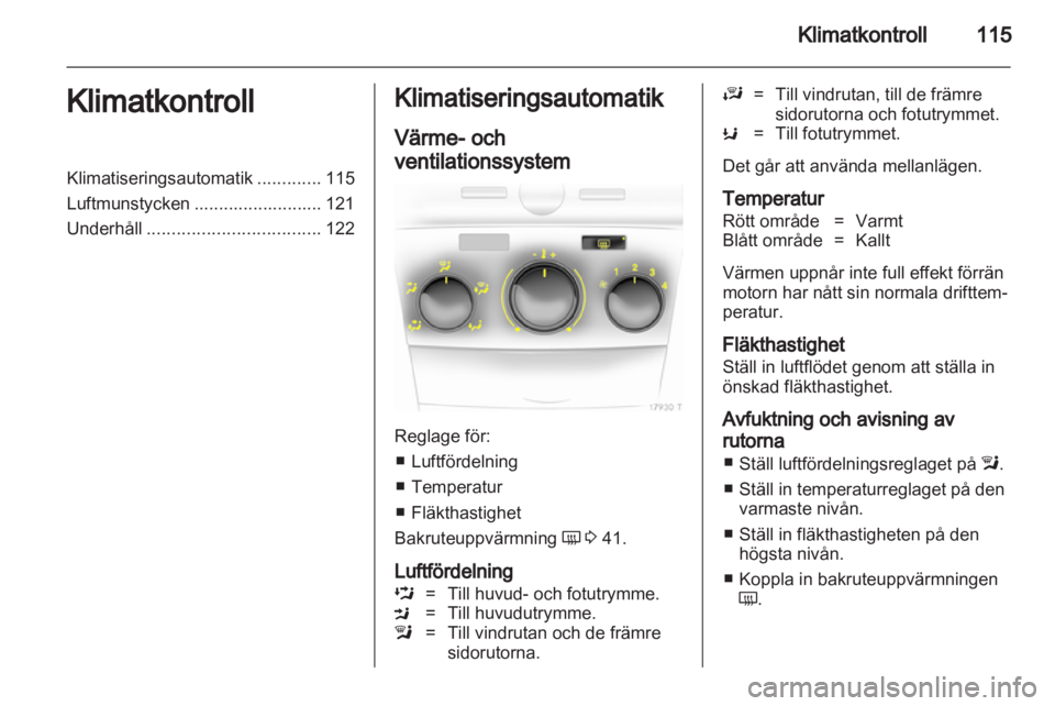 OPEL ZAFIRA 2010 Instruktionsbok OPEL ZAFIRA 2010 Instruktionsbok