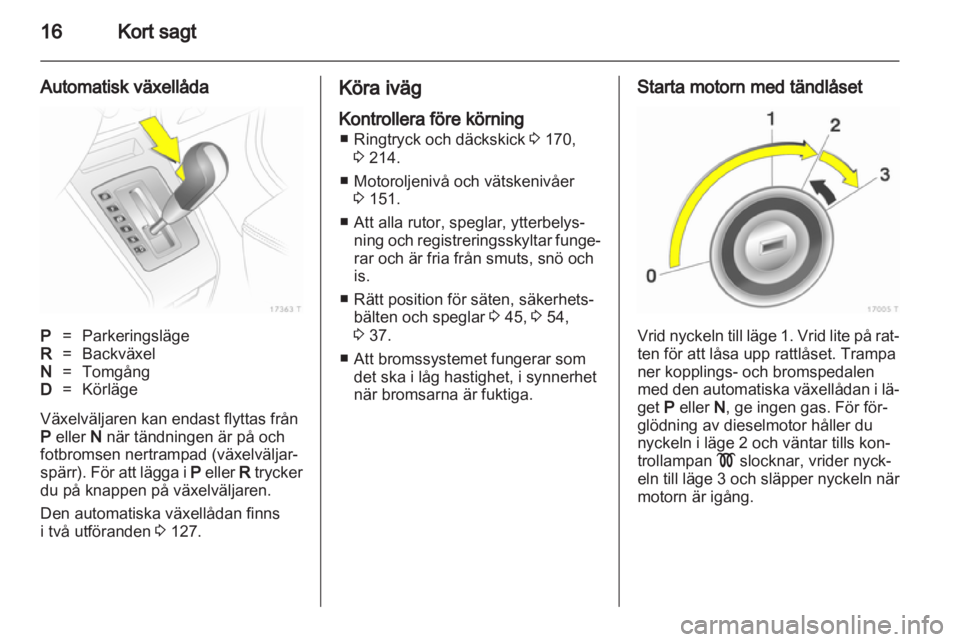 OPEL ZAFIRA 2010  Instruktionsbok 