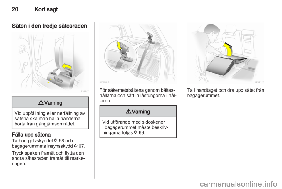 OPEL ZAFIRA 2010  Instruktionsbok 