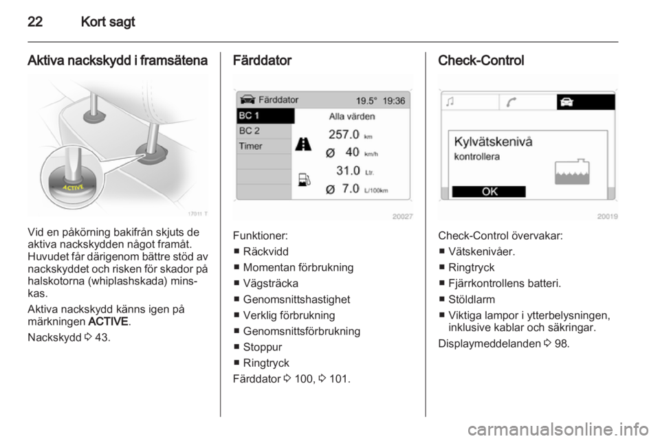 OPEL ZAFIRA 2010  Instruktionsbok 