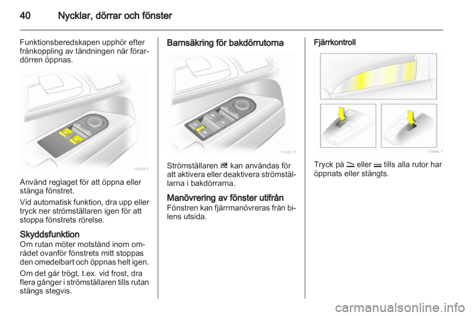 OPEL ZAFIRA 2010  Instruktionsbok 