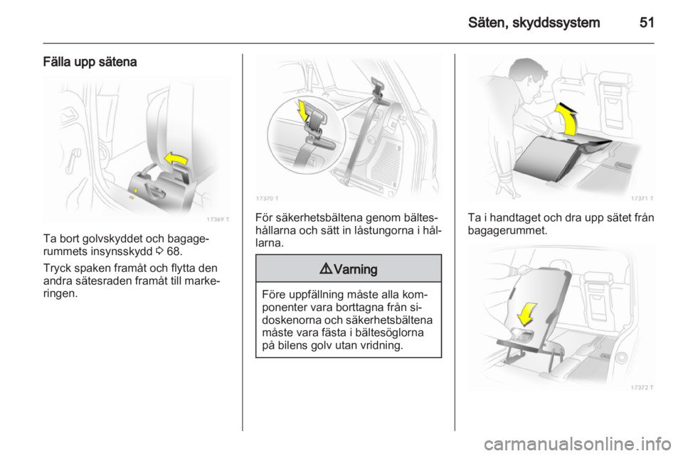 OPEL ZAFIRA 2010  Instruktionsbok 