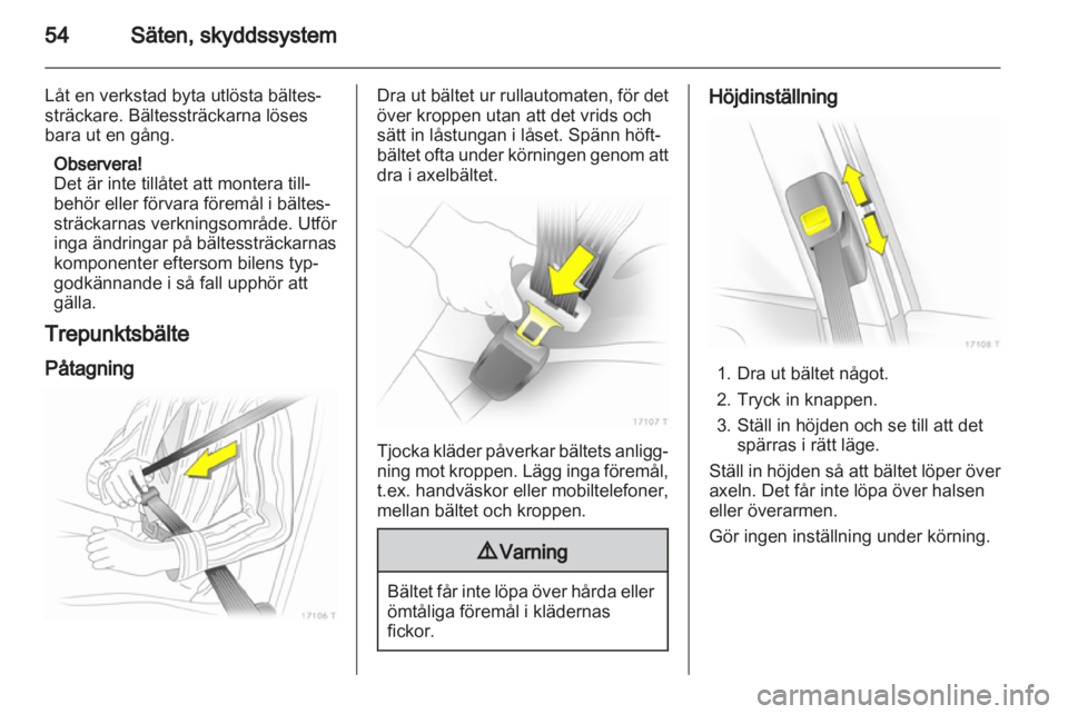 OPEL ZAFIRA 2010  Instruktionsbok 