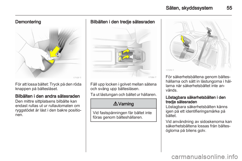 OPEL ZAFIRA 2010  Instruktionsbok 