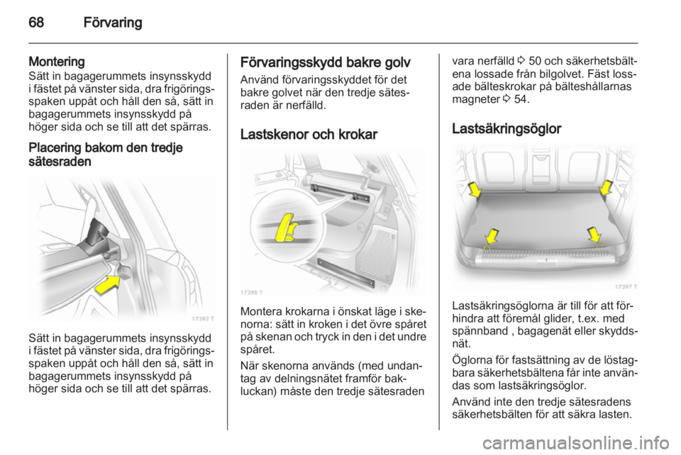 OPEL ZAFIRA 2010 Instruktionsbok OPEL ZAFIRA 2010 Instruktionsbok