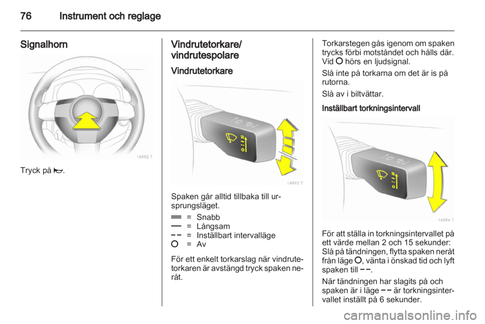 OPEL ZAFIRA 2010 Instruktionsbok OPEL ZAFIRA 2010 Instruktionsbok