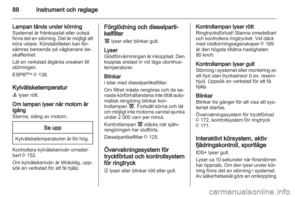 OPEL ZAFIRA 2010 Instruktionsbok OPEL ZAFIRA 2010 Instruktionsbok