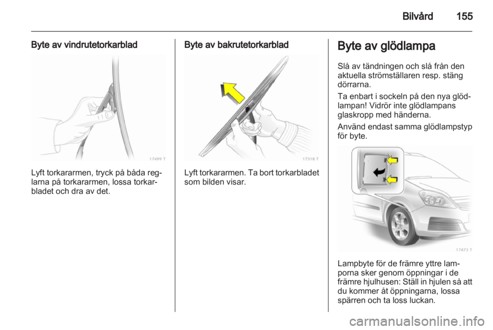 OPEL ZAFIRA 2010.5  Instruktionsbok 