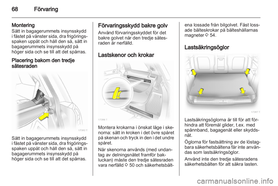 OPEL ZAFIRA 2010.5 Instruktionsbok OPEL ZAFIRA 2010.5 Instruktionsbok