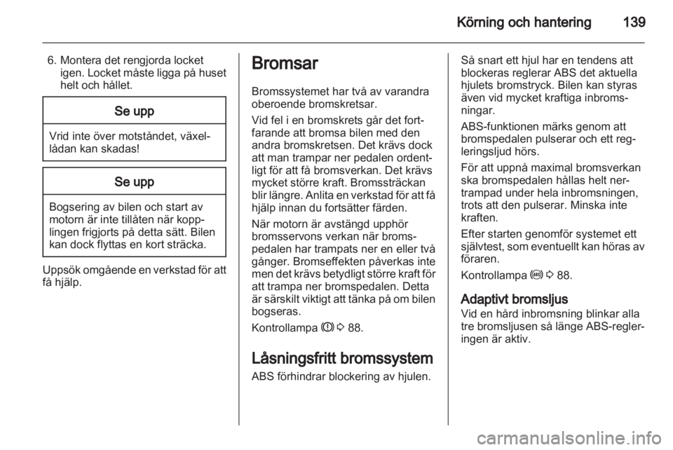 OPEL ZAFIRA 2011  Instruktionsbok 