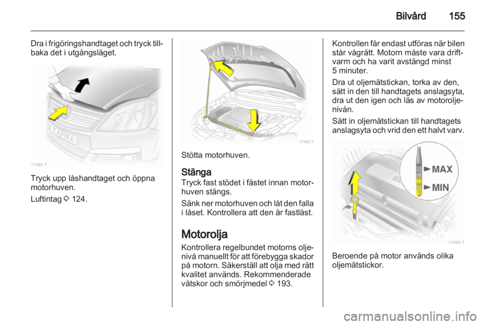 OPEL ZAFIRA 2011  Instruktionsbok 