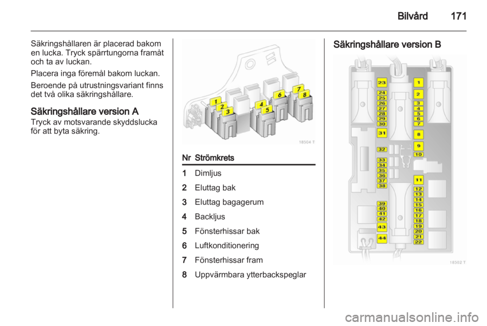 OPEL ZAFIRA 2011  Instruktionsbok 