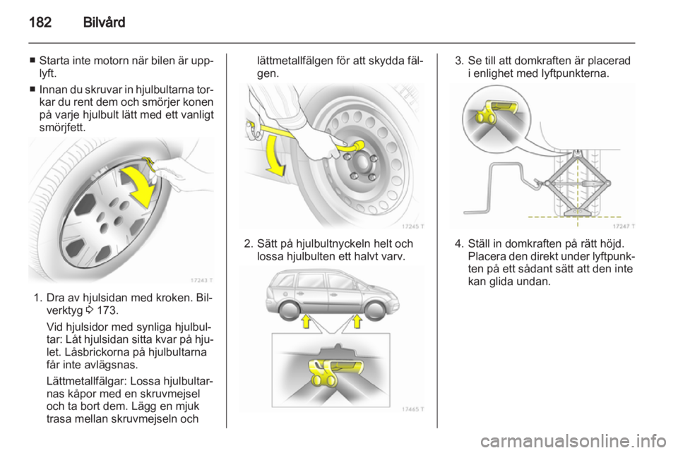 OPEL ZAFIRA 2011 Instruktionsbok OPEL ZAFIRA 2011 Instruktionsbok