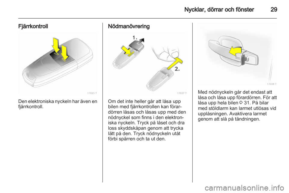 OPEL ZAFIRA 2011  Instruktionsbok 