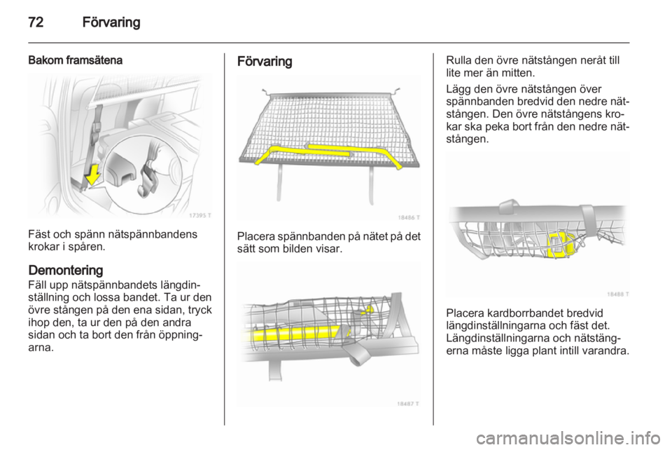OPEL ZAFIRA 2011  Instruktionsbok 