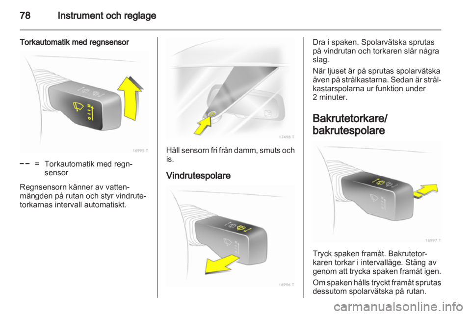 OPEL ZAFIRA 2011  Instruktionsbok 