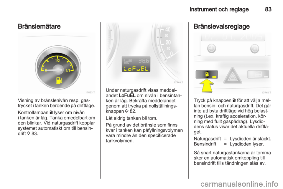 OPEL ZAFIRA 2011  Instruktionsbok 