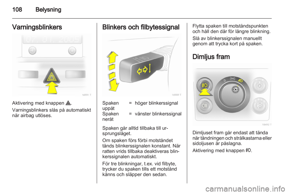 OPEL ZAFIRA 2011.5 Instruktionsbok OPEL ZAFIRA 2011.5 Instruktionsbok