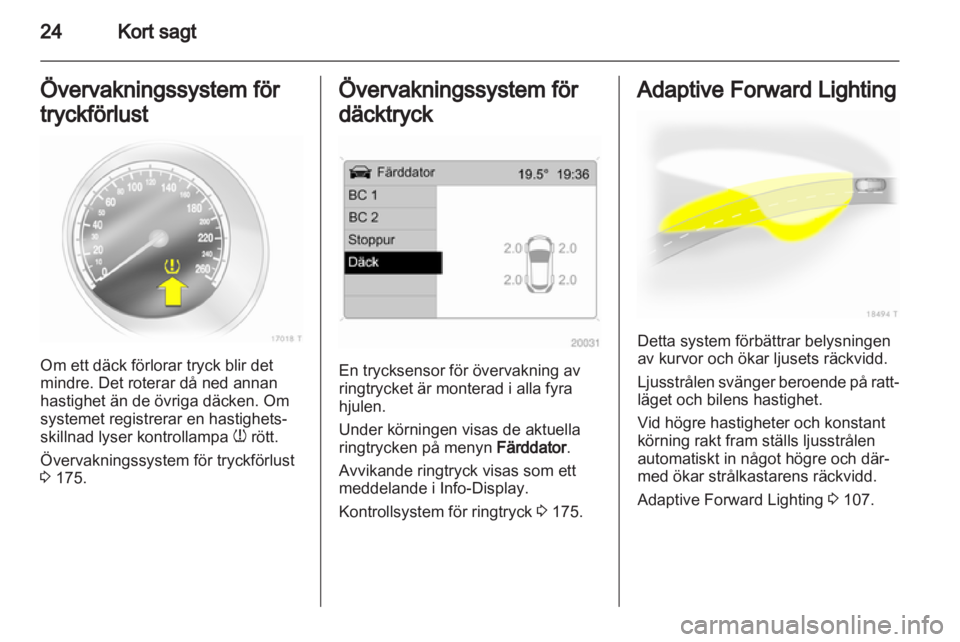 OPEL ZAFIRA 2011.5  Instruktionsbok 