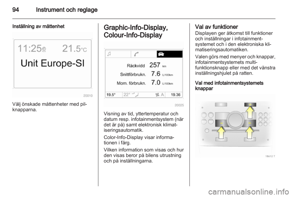OPEL ZAFIRA 2011.5 Instruktionsbok OPEL ZAFIRA 2011.5 Instruktionsbok