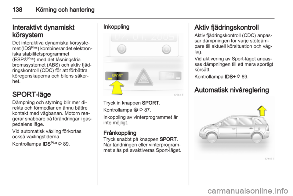 OPEL ZAFIRA 2012 Instruktionsbok OPEL ZAFIRA 2012 Instruktionsbok
