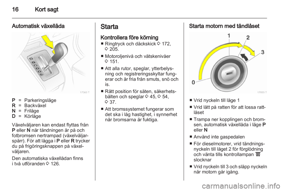 OPEL ZAFIRA 2012  Instruktionsbok 
