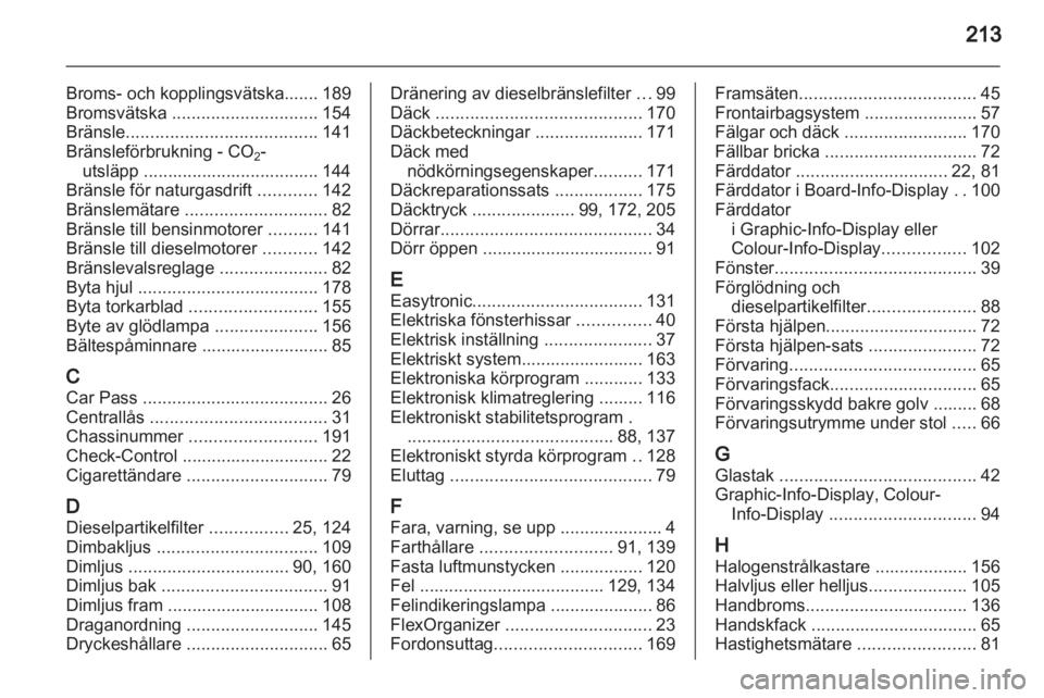 OPEL ZAFIRA 2012  Instruktionsbok 