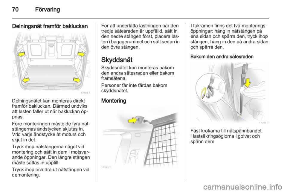 OPEL ZAFIRA 2012 Instruktionsbok OPEL ZAFIRA 2012 Instruktionsbok