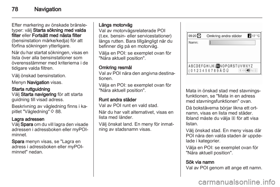 OPEL ZAFIRA C 2013 Handbok för infotainmentsystem OPEL ZAFIRA C 2013 Handbok för infotainmentsystem