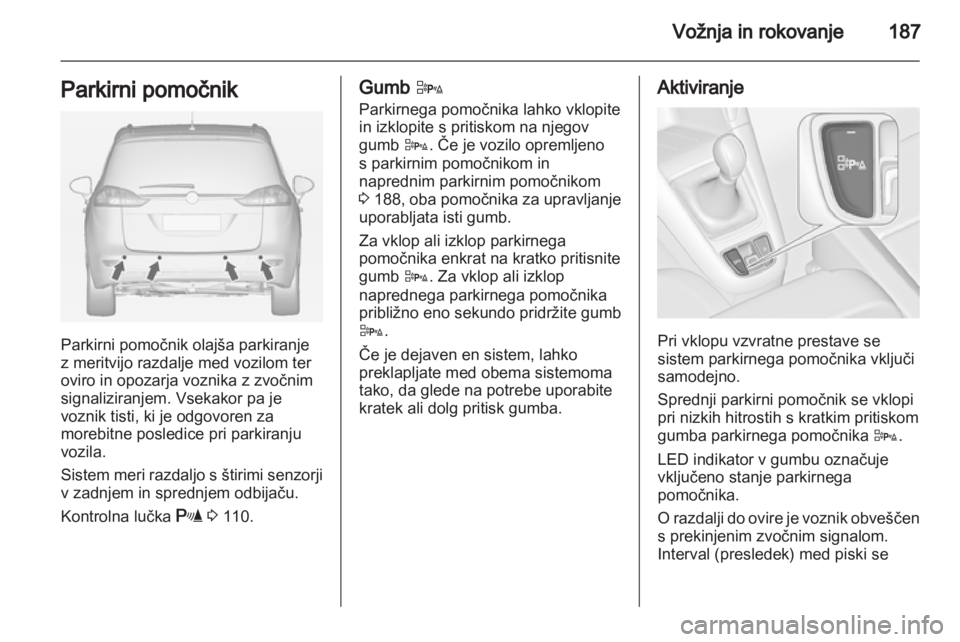 OPEL ZAFIRA TOURER 2012 Uporabniški priročnik OPEL ZAFIRA TOURER 2012 Uporabniški priročnik