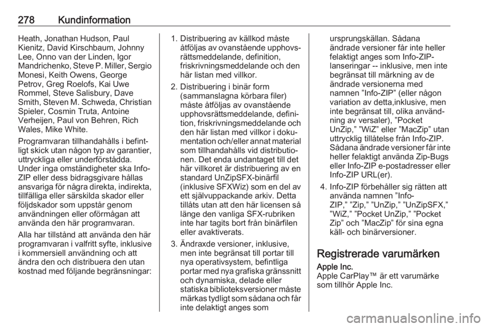 OPEL ZAFIRA C 2017.5 Instruktionsbok 278KundinformationHeath, Jonathan Hudson, Paul
Kienitz, David Kirschbaum, Johnny Lee, Onno van der Linden, Igor
Mandrichenko, Steve P. Miller, Sergio Monesi, Keith Owens, George
Petrov, Greg Roelofs, OPEL ZAFIRA C 2017.5 Instruktionsbok 278KundinformationHeath, Jonathan Hudson, Paul
Kienitz, David Kirschbaum, Johnny Lee, Onno van der Linden, Igor
Mandrichenko, Steve P. Miller, Sergio Monesi, Keith Owens, George
Petrov, Greg Roelofs,