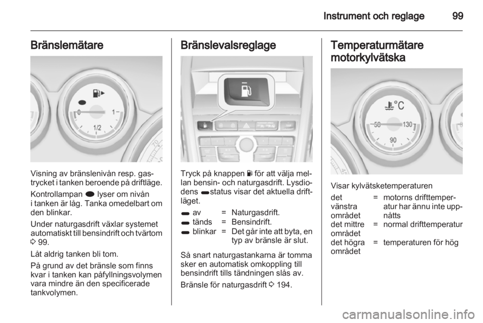 OPEL ZAFIRA TOURER 2012  Instruktionsbok 