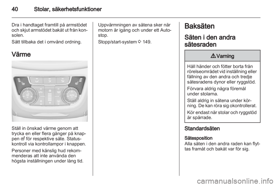 OPEL ZAFIRA TOURER 2012  Instruktionsbok 