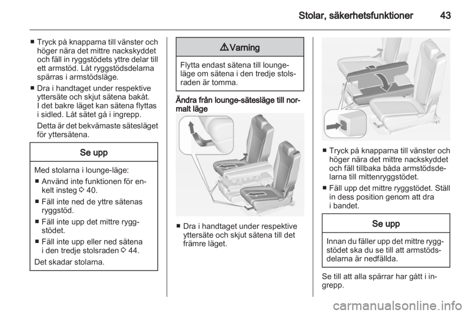 OPEL ZAFIRA TOURER 2012  Instruktionsbok 