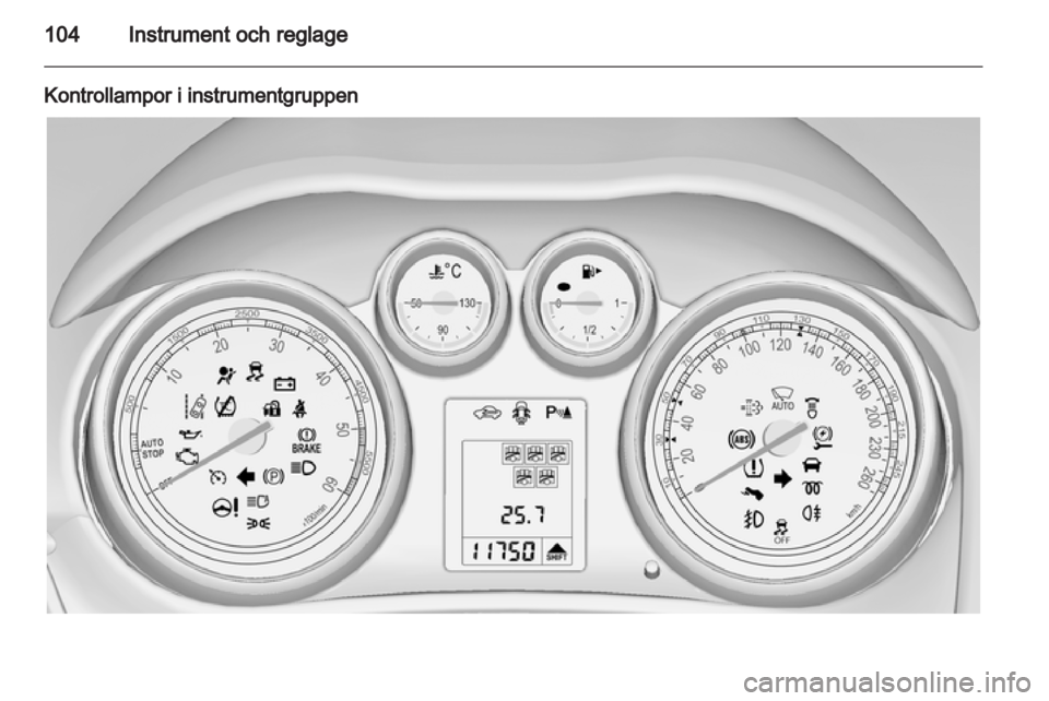 OPEL ZAFIRA TOURER 2013 Instruktionsbok OPEL ZAFIRA TOURER 2013 Instruktionsbok