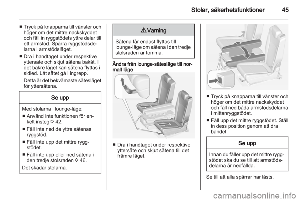 OPEL ZAFIRA TOURER 2013  Instruktionsbok 