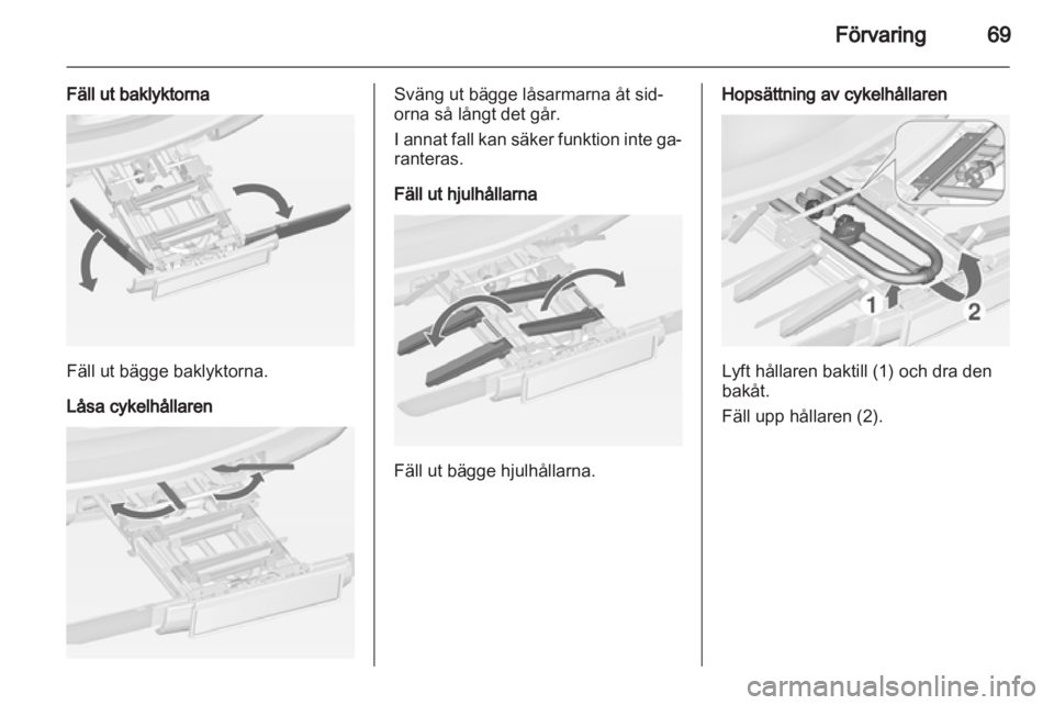OPEL ZAFIRA TOURER 2013 Instruktionsbok OPEL ZAFIRA TOURER 2013 Instruktionsbok